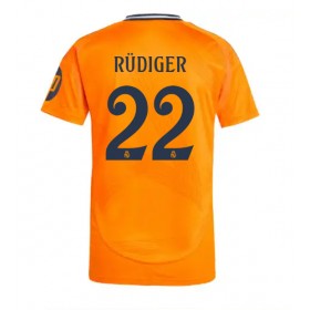 Real Madrid Antonio Rudiger #22 Borta Kläder 2024-25 Kortärmad